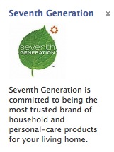 Seventh Generation PPC Ad