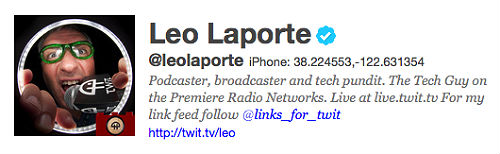 Leo Laporte's Twitter Account