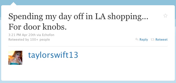 Taylor Swift Twitter Web Copywriter Blog Article