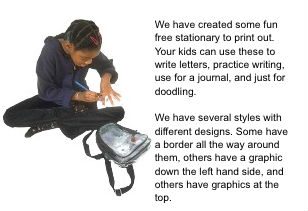 Web copywriting example - stationery