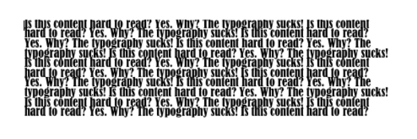 Typography image