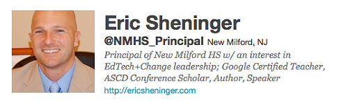Eric Sheninger's Twitter Account