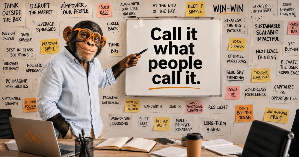 CALL IT WHAT PEOPLE CALL IT - SMART WEBSITE CONTENT