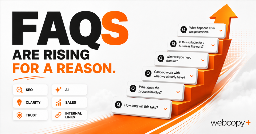 FAQs Are Rising - by Content Writer at Webcopy+